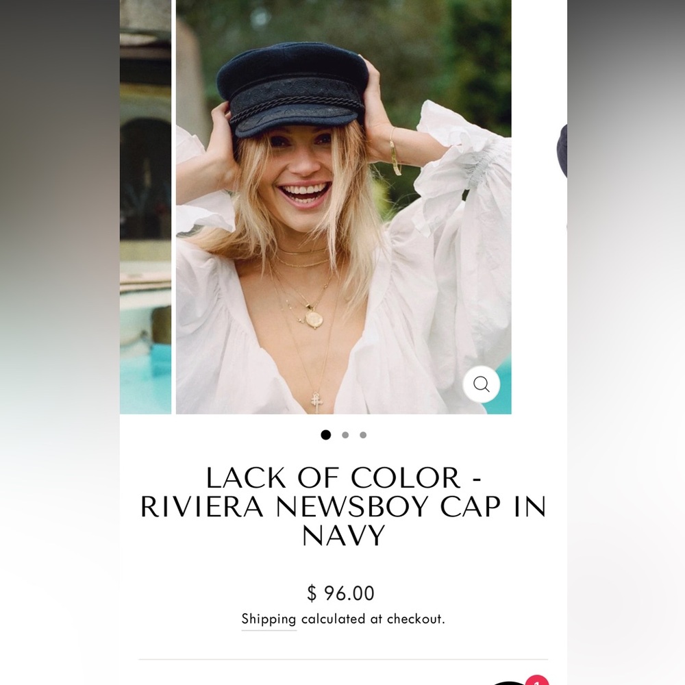 Lack of Color Riviera Newsboy Cap